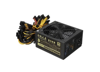 1800W PC Interne Voeding PSU ETH NEOX ZANO MEWC RVN Mining voor 8 grafische kaarten GPU 80+ Platinum Certified ATX met 1 jaar garantie