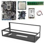 B75-BTC Quiet Mining Rig start kit voor 12 GPU ETH NEOX ZANO MEWC RVN Nicehash Mining met 1 jaar garantie