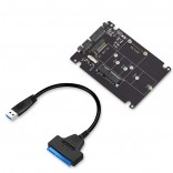 M.2 Ngff Msata Ssd Sata 3.0 2.5 USB 3.1 Adapter M2 Pci Ssd Converter Riser Card Pc Laptop 6Gps