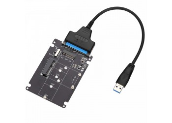 M.2 Ngff Msata Ssd Sata 3.0 2.5 USB 3.1 Adapter M2 Pci Ssd Converter Riser Card Pc Laptop 6Gps