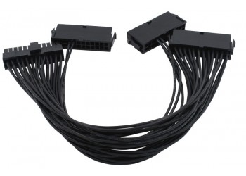 Dual Drie ATX 20+4 (24Pin) Molex PSU Sync Kabel voor 2 of 3 PSU Power synchronisatie boot