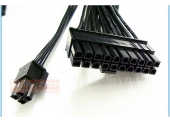 Dual Drie ATX 20+4 (24Pin) Molex PSU Sync Kabel voor 2 of 3 PSU Power synchronisatie boot