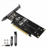 M.2 X16 Om 4X Nvme PCIE3.0 GEN3 X16 Om 4 * Nvme Raid Card Pci-E Vroc Kaart