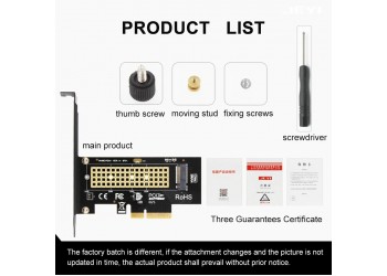 M.2 Nvme Ssd Pcie 4.0/3.0 X1 X4 X16 Adapter M Key Interface Card Ondersteuning Pci Express M.2