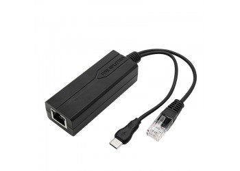 48V Naar 5V Poe Splitter Adapter USB Type C Kabel Voedingsmodule Poe Adapter Splitter Injector Voor Ip Camera poe Connector