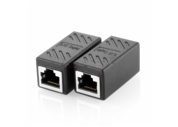 1 stuk Netwerk LAN Connector Adapter Extender RJ45 Ethernet kabel 