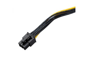 15-Pin Male SATA to 6-Pin Pcie video card Power kabel