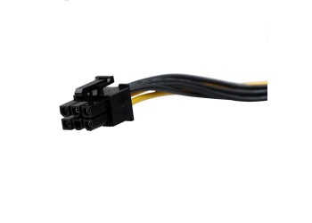 15-Pin Male SATA to 6-Pin Pcie video card Power kabel