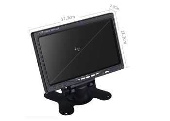 7 Inch Auto Hdmi Monitor Met Vga Voor Tv-Computer Lcd-Kleurenscherm Voor Camera Display Home Security Systeem 1024X600 Voor Raspberry Pi PC Monitor Screen