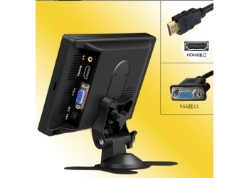 7 Inch Auto Hdmi Monitor Met Vga Voor Tv-Computer Lcd-Kleurenscherm Voor Camera Display Home Security Systeem 1024X600 Voor Raspberry Pi PC Monitor Screen