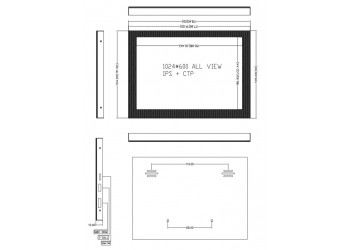 Ips 7Inch Scherm Lcd Display Mini Pc Touch Hdmi Module 1024X600 Voor Raspberry Pi 3 Pi4 pc Monitor Screen