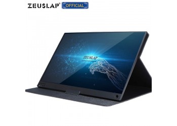 Zeuslap 15.6 Inch Batterij Touch Screen Monitor Draagbare Ultradunne Ips Hd Usb Type C Display Laptop Telefoon Xbox Switch PS4