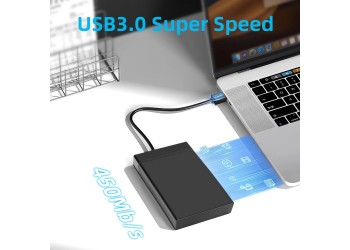 Externe Hdd Zaak 2.5/3. 5 SSD HDD Externe Harde Schijf Doos Behuizing 450 Mb/s Sata Naar Usb 3.0 Harde Schijf Geval Adapter