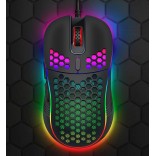 Programmeerbare muis 7200 Dpi Rgb Usb Bedrade Gaming Lichtgewicht Honingraat Shell Muis