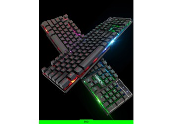 Gaming Keyboard RGB Verlicht Toetsenbord Met Stille Gaming Muis Set Toetsenbord Muis