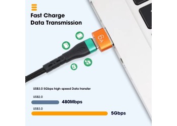 6A Usb Naar Type C Otg Adapter 120W USB-C Mannelijk Naar Type-C Vrouwelijke Oplader Converter Voor Macbook Samsung Data Transfer Adapter
