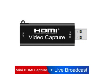 4K Video USB 3.0 Capture HDMI-kaart Video Grabber Record Box voor PS4 Game DVD Camcorder Camera Opname Live Streaming