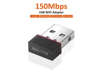 Ultra-Kleine 150M Draadloze Usb Wifi Dongle Netwerkkaart Wifi Adapter Windows 11 802.11N
