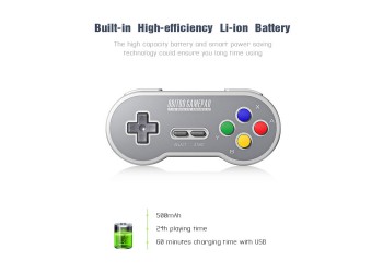 8Bitdo SF30 Draadloze 2.4G Game Controller SNES/SFC Classic