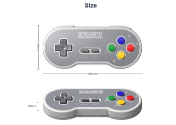 8Bitdo SF30 Draadloze 2.4G Game Controller SNES/SFC Classic