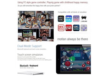 8Bitdo F30 Draadloze Bluetooth Game Controller