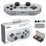 8Bitdo SN30 Pro Draadloze Bluetooth Game Controller + JoyCon caps + kaarthouder