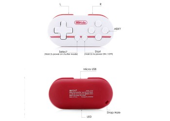 8Bitdo Zero FC30 Mini Draadloze Bluetooth Game Controller