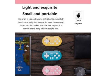 8Bitdo Zero 2 Mini Draadloze Bluetooth Game Controller Switch Windows Android