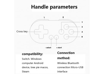 8Bitdo Zero 2 Mini Draadloze Bluetooth Game Controller Switch Windows Android