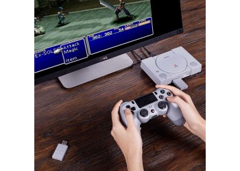 8Bitdo USB Draadloze Bluetooth Adapter Switch PS4 Xbox PS1 + JoyCon caps + kaarthouder