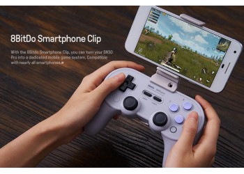 8Bitdo SN30 Pro Plus Draadloze Bluetooth Game Controller + JoyCon caps + kaarthouder