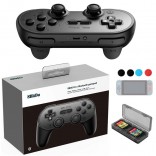 8Bitdo SN30 Pro Plus Draadloze Bluetooth Game Controller + JoyCon caps + kaarthouder