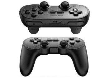 8Bitdo SN30 Pro Plus Draadloze Bluetooth Game Controller + JoyCon caps + kaarthouder