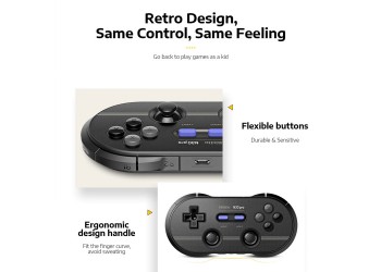 8Bitdo N30 Pro2 Draadloze Bluetooth Game Controller