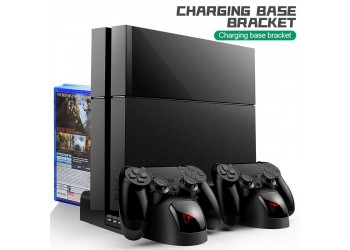 Cooling Stand Voor Sony PS4/PS4 Slim/PS4 Pro Games Opslag Dual Controller Opladen Dock