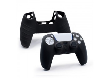 Zwart Siliconen Beschermhoes voor Sony PS5 Gamepad Joysticks Controller Bescherming Antislip Grip Cap