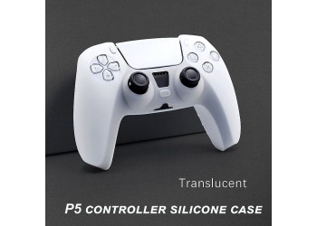 Zwart Siliconen Beschermhoes voor Sony PS5 Gamepad Joysticks Controller Bescherming Antislip Grip Cap