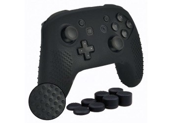 9in 1 Rubber Cover Case voor Nintendo Switch Pro Controller