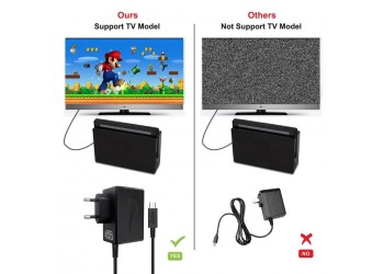 Ac Adapter Oplader Voor Nintendo Switch Charger 15V 2.6A Snel Opladen Dock/Controller TV Lader