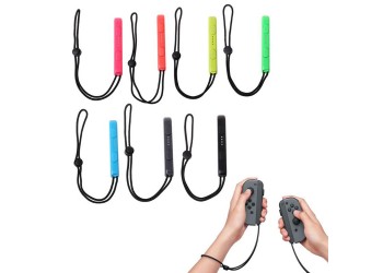Wrist Strap Band Hand Touw Lanyard voor Nintendo Switch Joy-Con Zwarte kleur