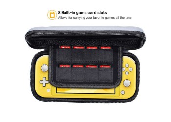 Opbergtas Bescherming Zwart Harde Case voor Nintendo Switch Lite