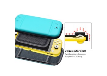 Opbergtas Bescherming Zwart Harde Case voor Nintendo Switch Lite