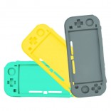 Grijs siliconen shell beschermhoes voor Nintendo Switch Lite