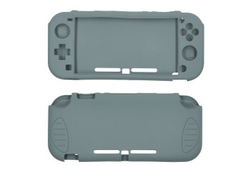 Grijs siliconen shell beschermhoes voor Nintendo Switch Lite