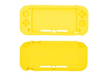 Geel siliconen shell beschermhoes voor Nintendo Switch Lite