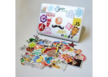 108 coole laptop stickers ICT developer computer programmer Java C++ Php Docker