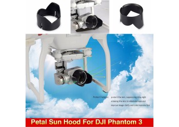 Camera Lens Protector Bloemblaadje Zonnekap DJI Phantom 3 4