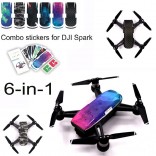 6 Stuks/Kleuren Beschermende Skin Cover Sticker DJI Spark