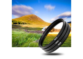 3x 43mm ND Filter grijsfilter +2+4+8 camera lens filter