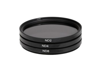 3x 49mm ND Filter grijsfilter +2+4+8 camera lens filter